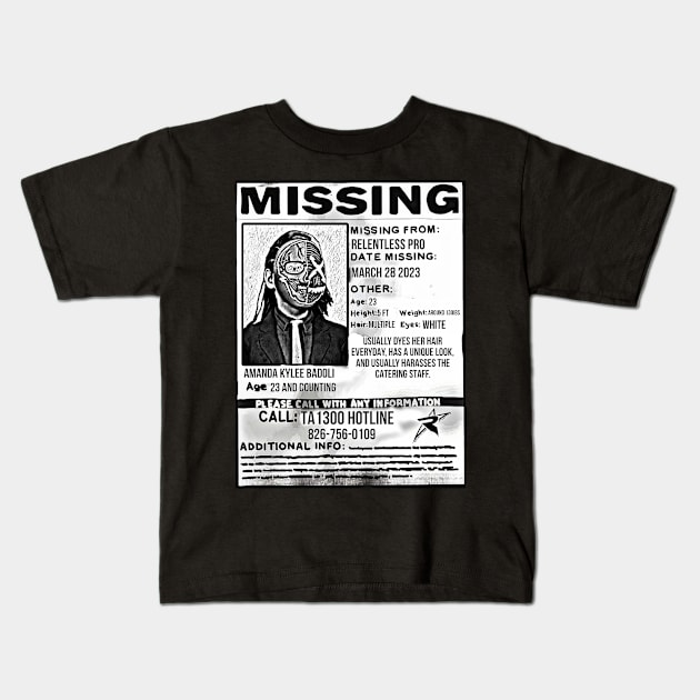 13XD XMY ''RPRO MISSING'' Kids T-Shirt by KVLI3N